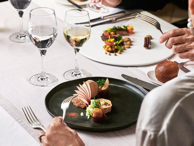 Delightful all-day A la carte menu